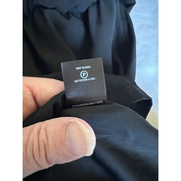 Robbi & Nikki Dress Black With Gold Sequin at the bottom Lined New $365 - Picture 9 of 13